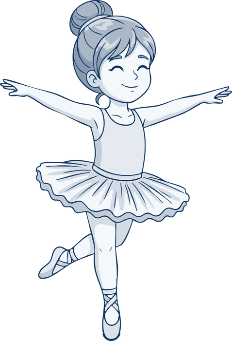 Illustration d’une danseuse de ballet